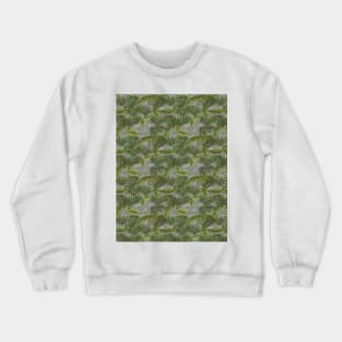 Palm leaves Pattern Crewneck Sweatshirt